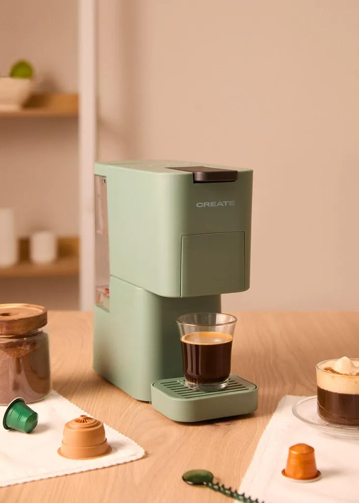 CREATE THERA STUDIO - Multi-capsule express coffee machine and ground coffee
