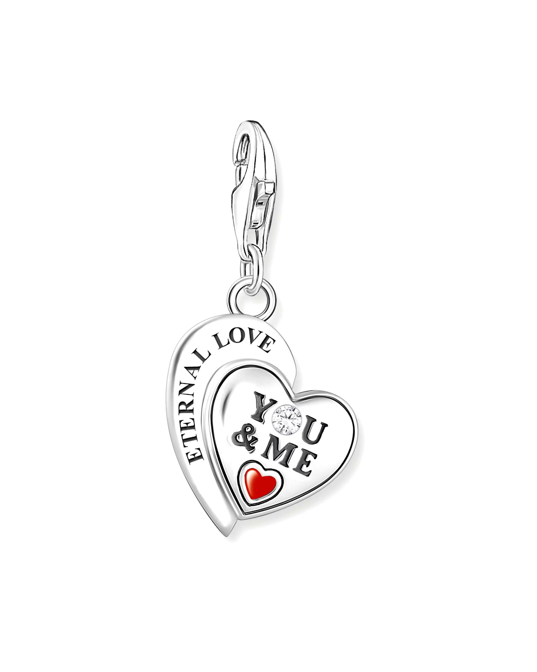 Thomas Sabo pendant charm 925 silver, enamel