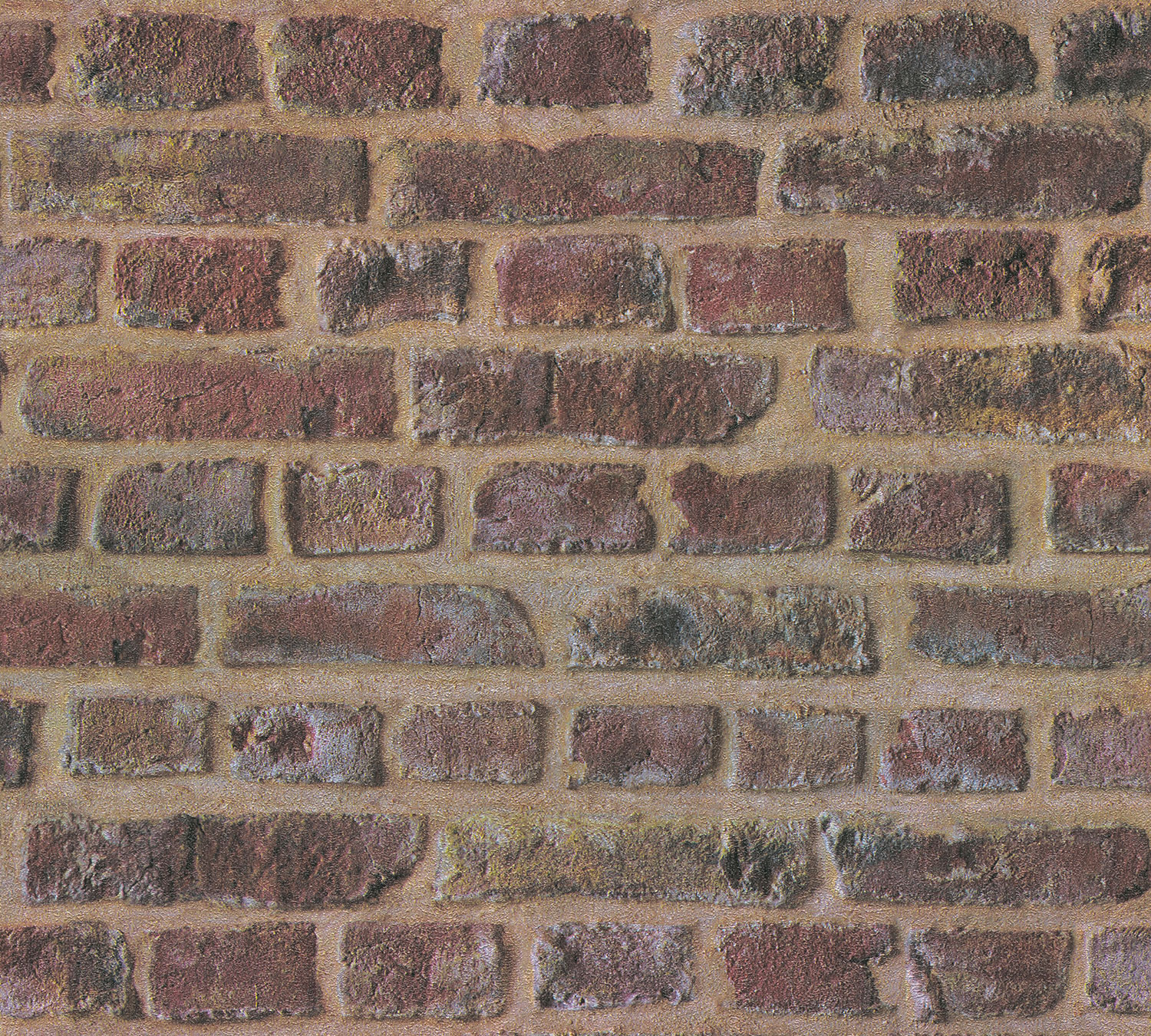Thomas non-woven wallpaper, brick/stone red TLT019 - 369791