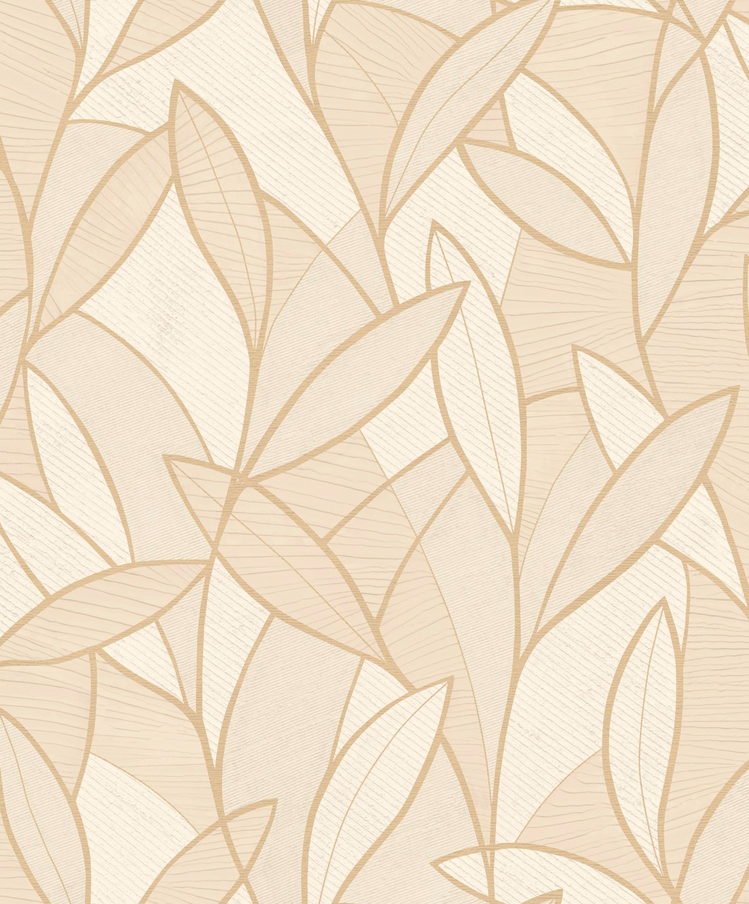 Thomas non-woven wallpaper Attraction beige leaves AL26231