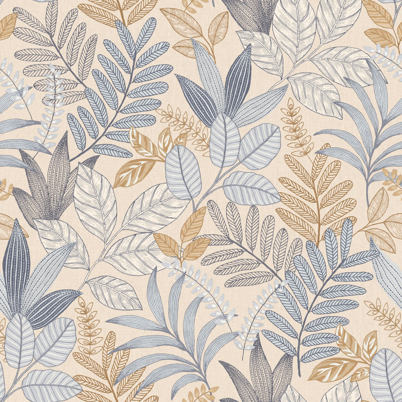 Thomas non-woven wallpaper Attraction beige plants AL26291