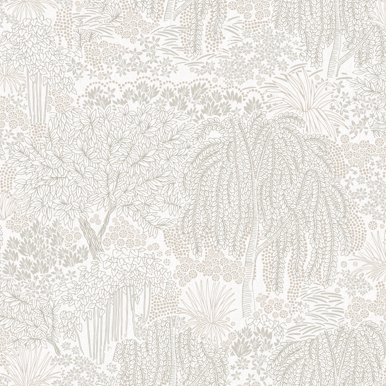 Thomas non-woven wallpaper Attraction white trees AL26260