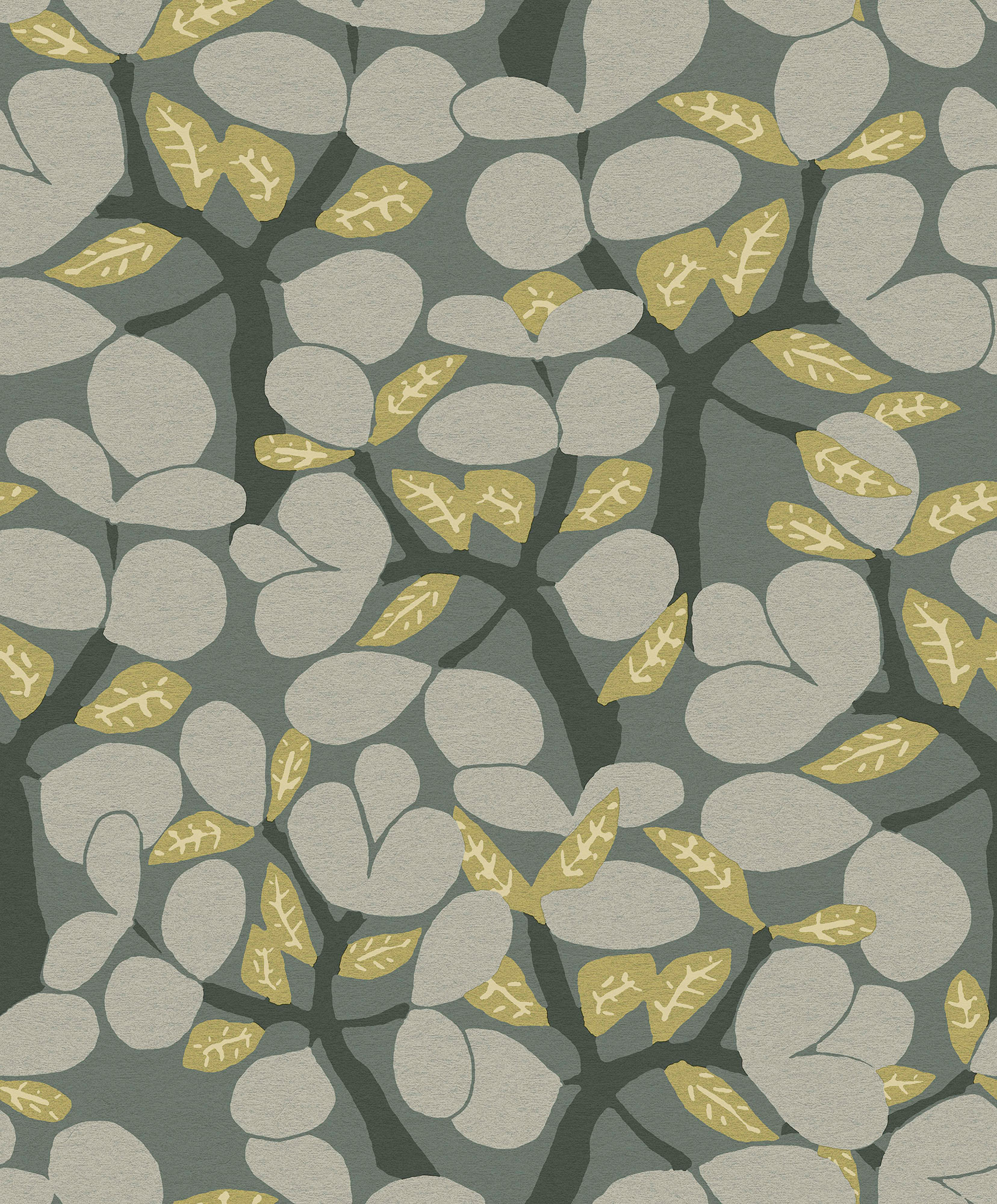 Thomas non-woven wallpaper Brazil sage plants BA26052