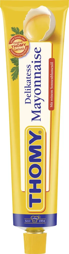 Nestlé Thomy Delikatess Mayonnaise, creamy and spicy in taste, 200ml