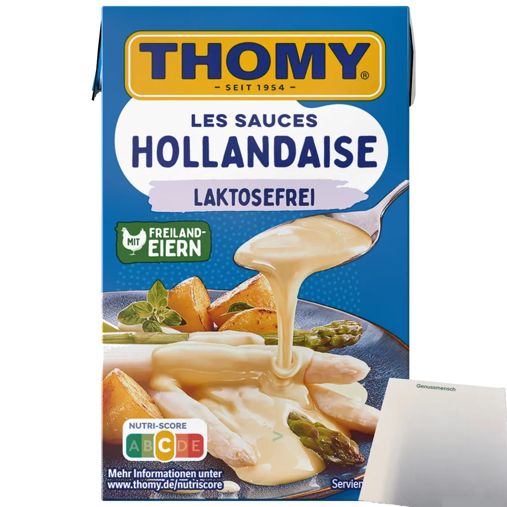 Thomy Les Sauce Hollandaise lactose-free (250ml pack) + usy block