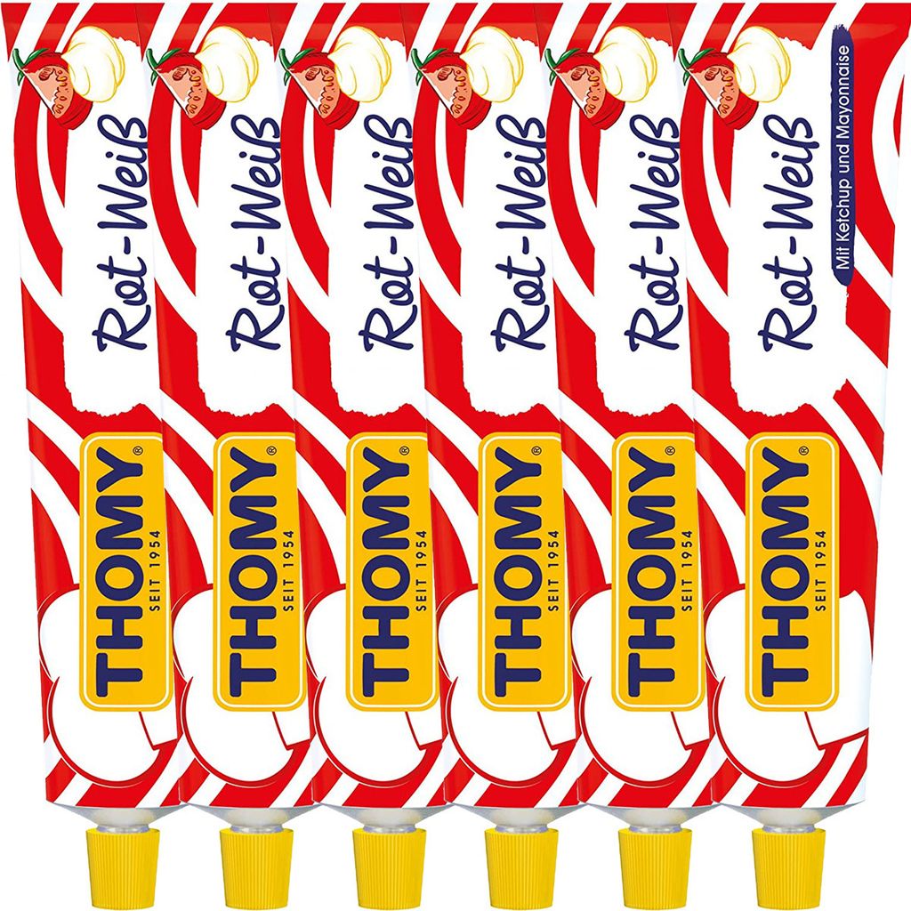 Nestlé Thomy Red White Ketchup and Mayonnaise Double Delight 200ml 6-pack