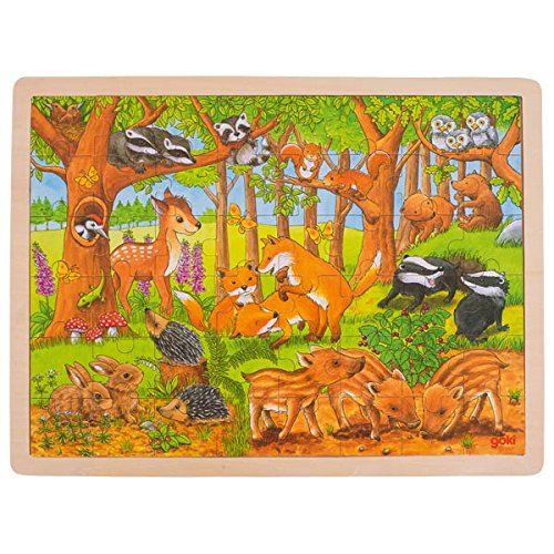 Goki Throat Puzzle Animals In Forest