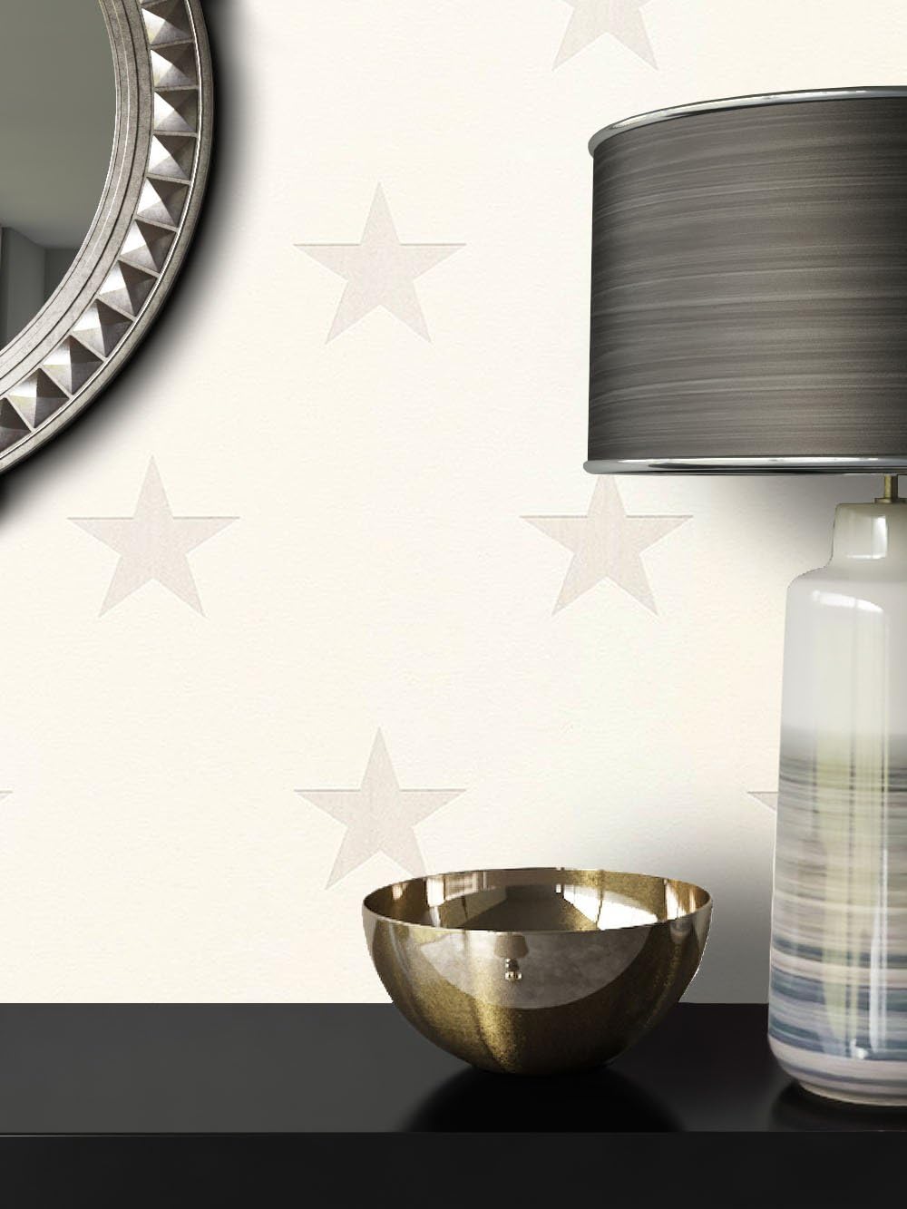 Newroom Design White Graphic, Modern, Nature Fun Modern and Elegant Design Style Non-woven Wallpaper Non-Woven Wallpaper Grey Newroom Includes Wallpaper Guide