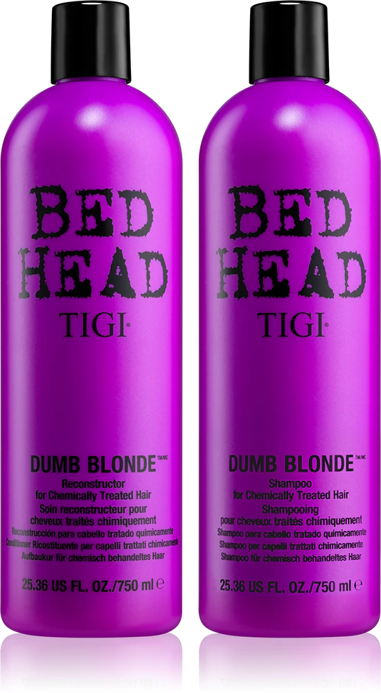 TIGI Bed Head Dumb Blonde beneficial pack (for colored hair) for women