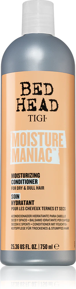 TIGI Bed Head Moisture Maniac nourishing deep conditioning conditioner for dry hair 750 ml
