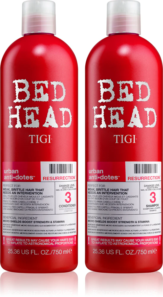 TIGI Bed Head Urban Antidotes Resurrection beneficial pack for thin, stressed hair for women