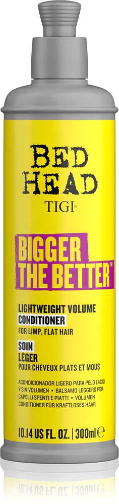 TIGI Bigger The Better Conditioner Conditioner for maximum hair volume with coconut oil