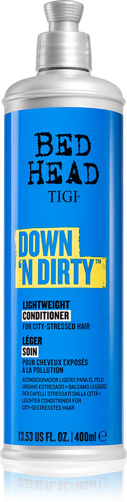 TIGI Down N Dirty Lightweight Conditioner cleansing detox conditioner for daily use