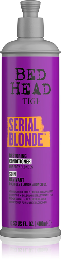 TIGI Serial Blonde Restoring Conditioner: Renewing conditioner for blonde and salt-and-pepper hair