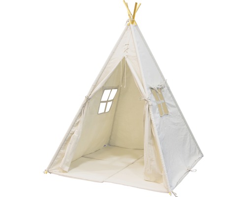 Tipi tent Sunny Alba textile 120x120x159 cm white