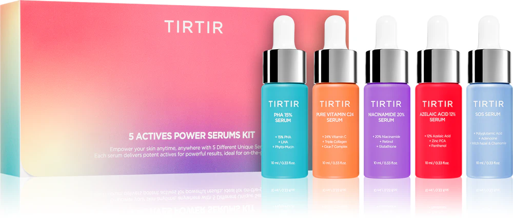 TIRTIR 5 Actives Power Serums Kit Gift Set for the perfect look 10ml