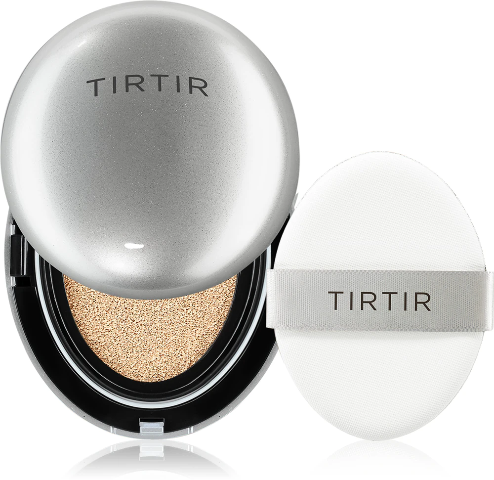 TIRTIR Mask Fit Aura Cushion moisturizing make-up in a sponge for facial skin rejuvenation Farbton 21W Natural Ivory 18 g