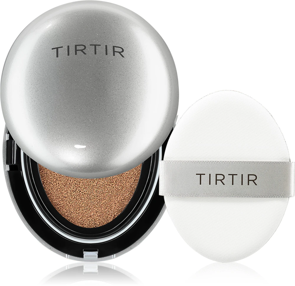 TIRTIR Mask Fit Aura Cushion moisturizing make-up in a sponge for facial skin rejuvenation Farbton 43N Deep Cocoa 18 g