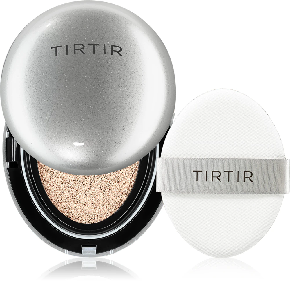 TIRTIR Mask Fit Aura Cushion moisturizing make-up in a sponge for facial skin rejuvenation Farbton 15C Fair Porcelain 18 g