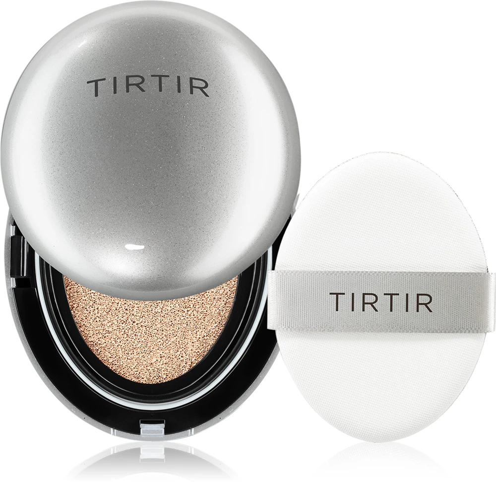 TIRTIR Mask Fit Aura Cushion moisturizing make-up in a sponge for facial skin rejuvenation Farbton 21N Ivory 18 g