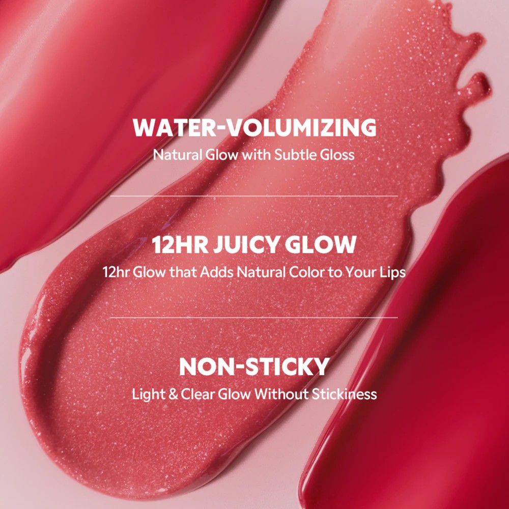 TIRTIR Waterism Glow Tint long-lasting lip gloss small pack Farbton 22 Snowy Peach (White Snowy Collection) 1,8 g