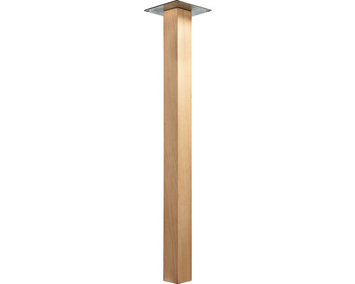Hettich Table leg Melta square 50 x 720 mm beech