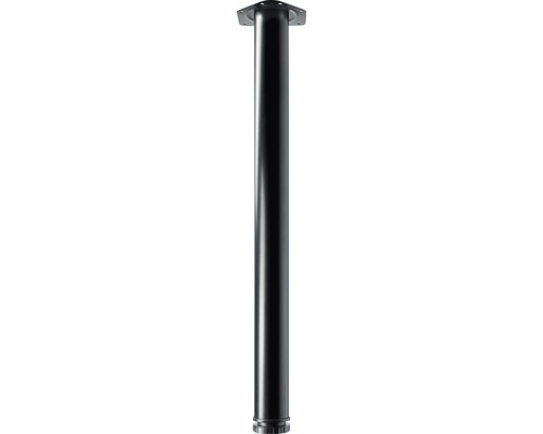 Hettich Table leg Zela Ø60x700 mm black load capacity 100 kg