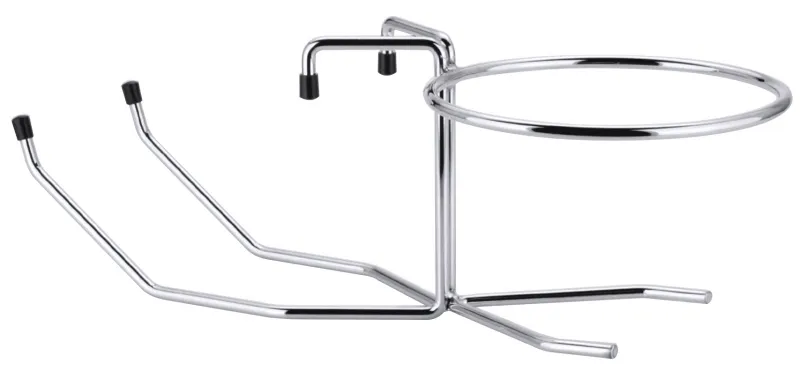 Contacto Table stand for champagne cooler, chrome-plated steel wire, D: 18.4 cm, H: 17 cm, L: 50 cm