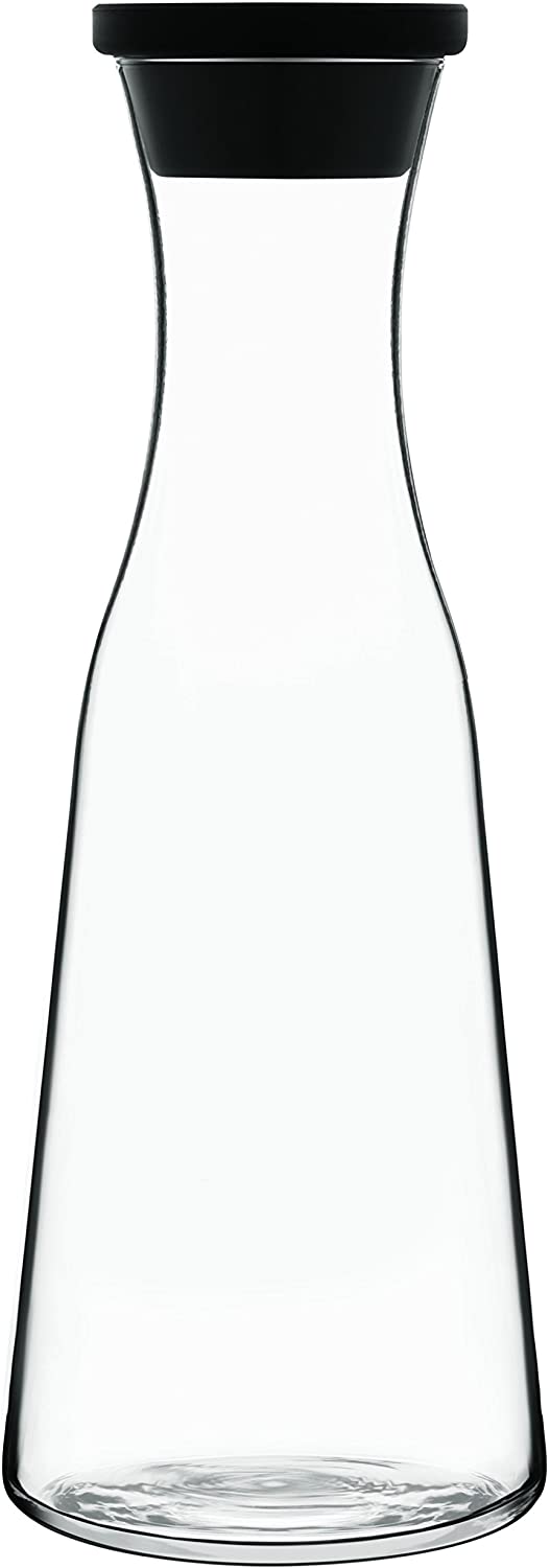Luigi Bormioli Prestige Carafe 1 L with Silicone Lid in Gift Box