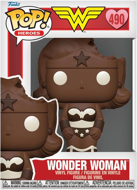 Funko POP! Heroes: DC - Wonder Woman - (Val Choc) - DC Comics - Vinyl Collectible Figure - Gift Idea - Official Merchandise - Toys for Children and Adults - Comic Books Fans
