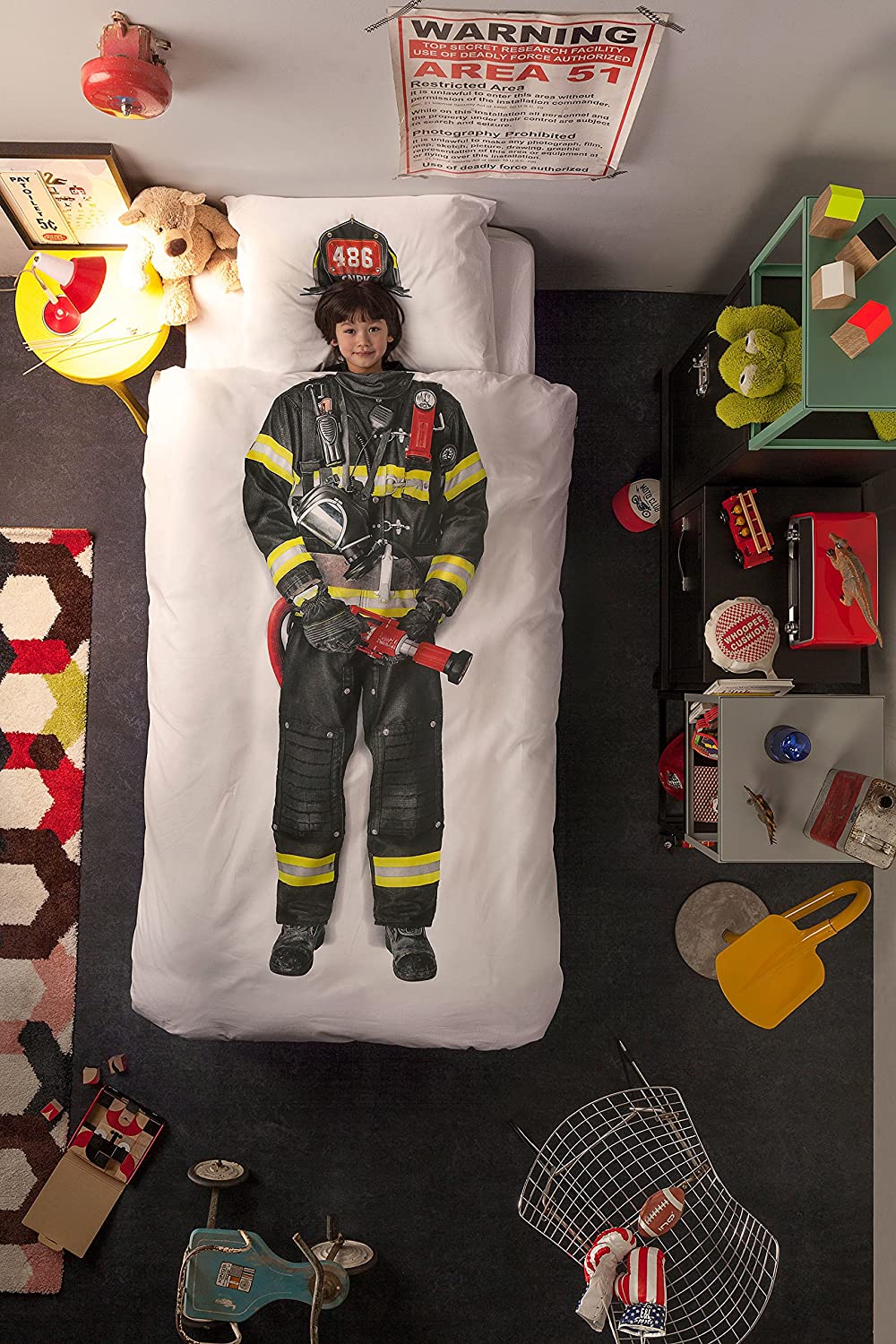 Snurk Bed Linen Firefighter Design