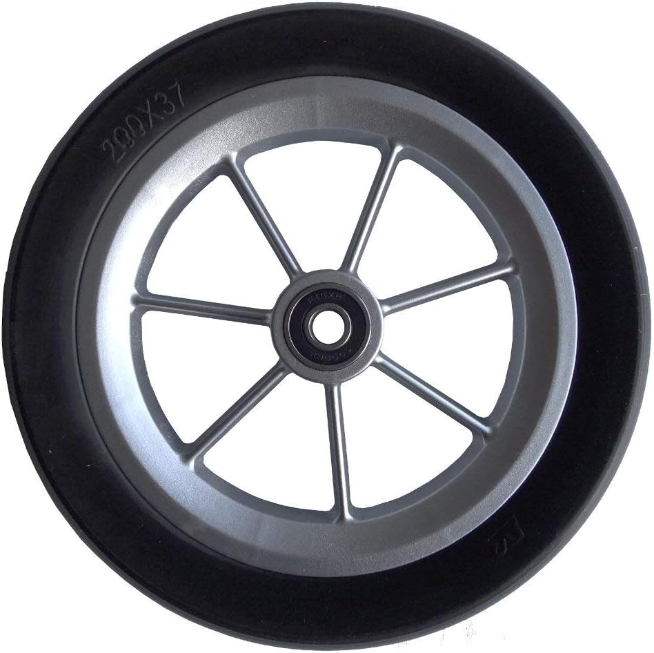 FabaCare Replacement Wheel for Rollator Wheels for FabaCare Mobilex Walker Silver