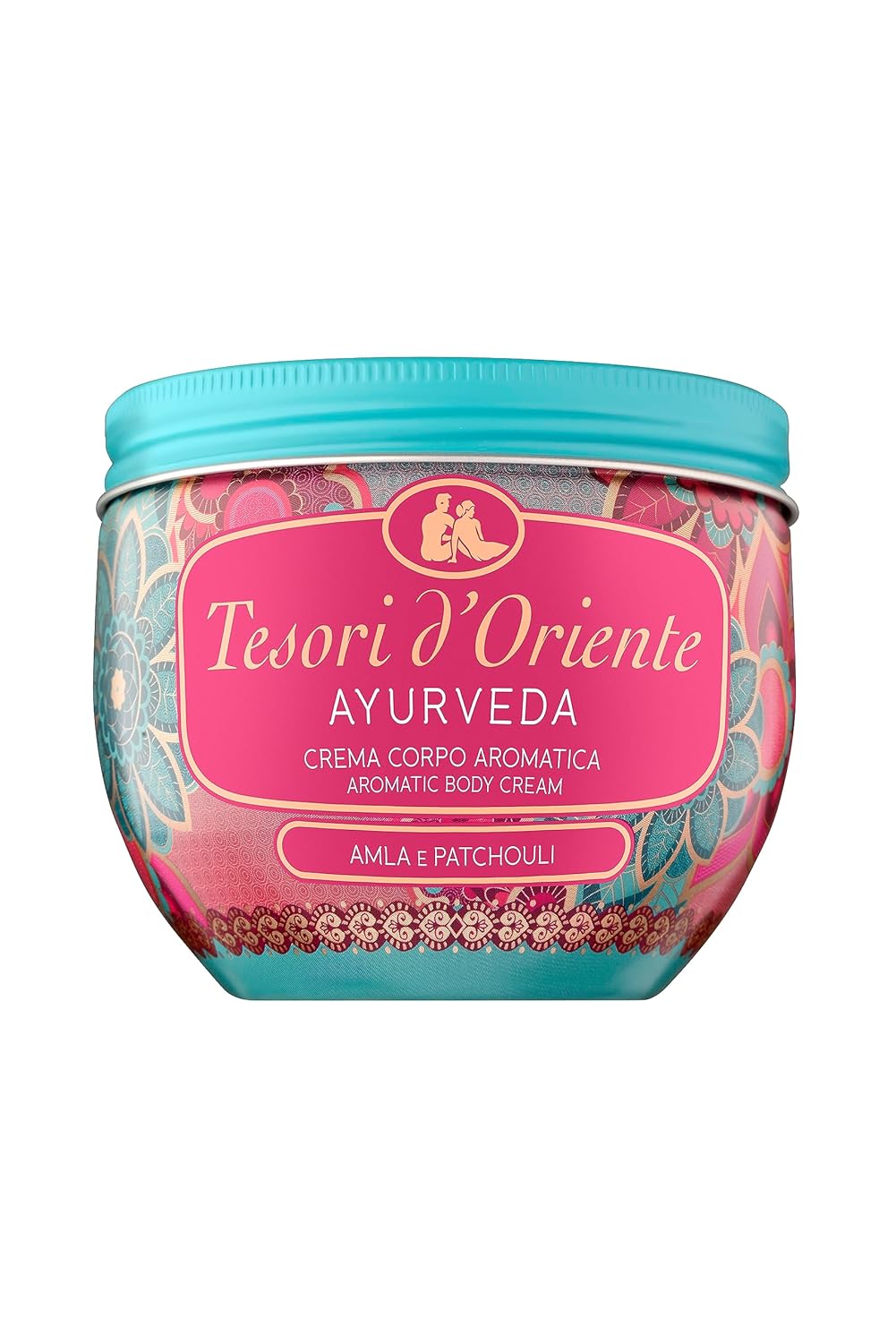 Tesori d'Oriente Tesori d\'Oriente Body Cream \'Ayurveda\', 300 ml, Aromatic Body Cream with Amla Fruit and Patchouli, Moisturising Cream for Body Care, Wellness Ritual for Body & Senses