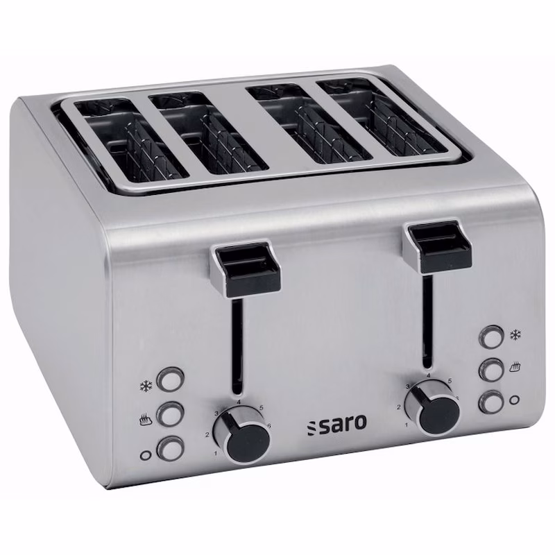 Toaster model Aris 4, dimensions: W 273 x D 282 x H 186