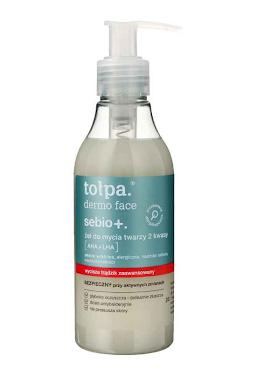 Tolpa - Dermo Face Sebio+ - facial wash gel 2 acids: AHA + LHA - 195ml