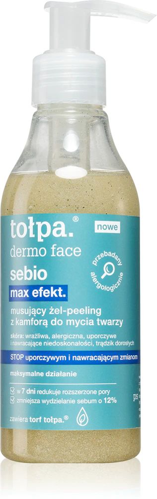 Tołpa Dermo Face Sebio cleansing peeling gel