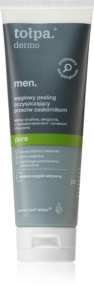Tołpa Dermo Men Pure cleansing peeling against blackheads