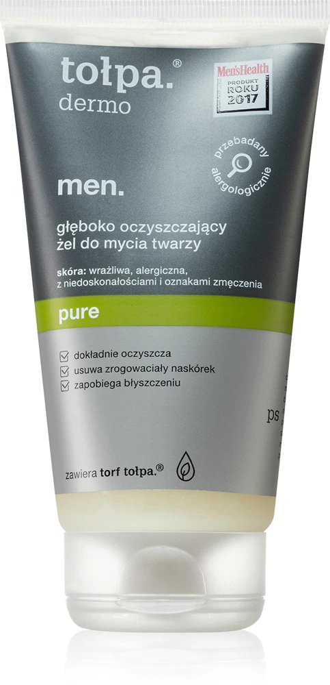 Tołpa Dermo Men deep cleansing gel for the face