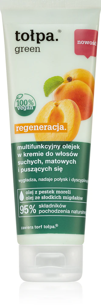 Tołpa Green Regeneration moisturizing and nourishing hair oil in the cream