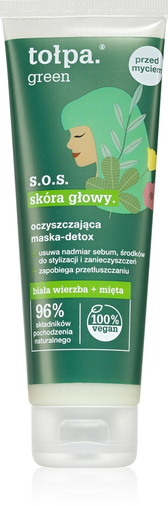 Tołpa Green S.O.S. Regenerating detoxifying scalp mask