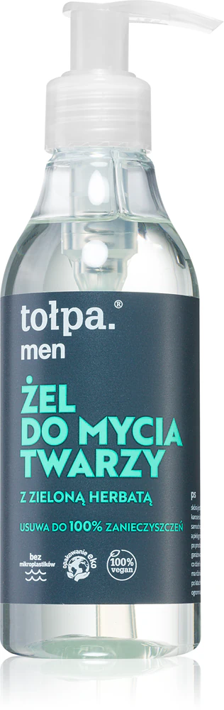 Tołpa Men facial cleansing gel with green tea