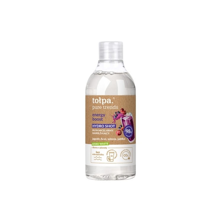 Tołpa Pure Trends Energy Boost Micellar Makeup Remover 400 ml