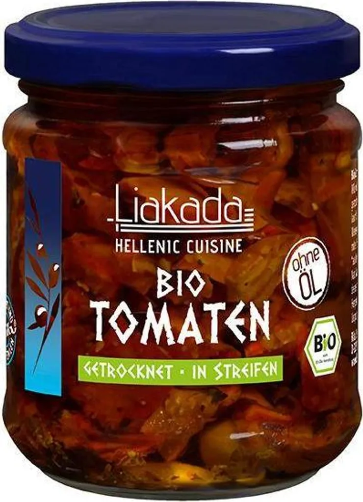 Rila Dried tomatoes in strips without oil, 110 ml