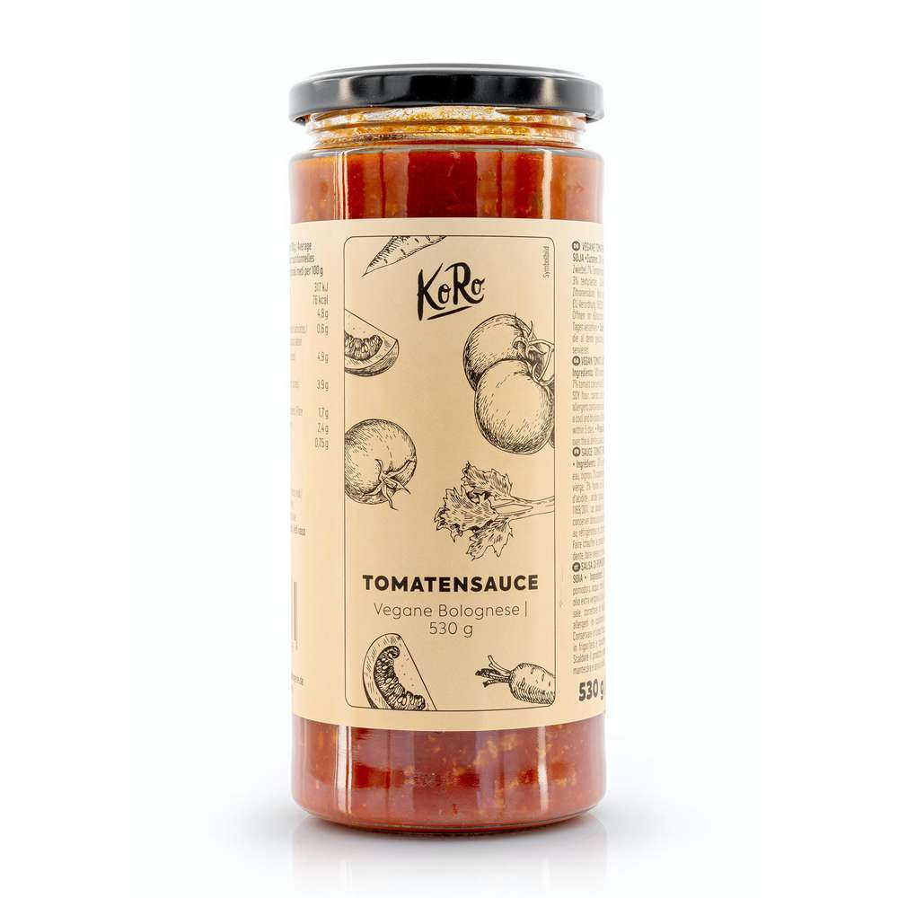 KoRo Tomato sauce, vegan Bolognese