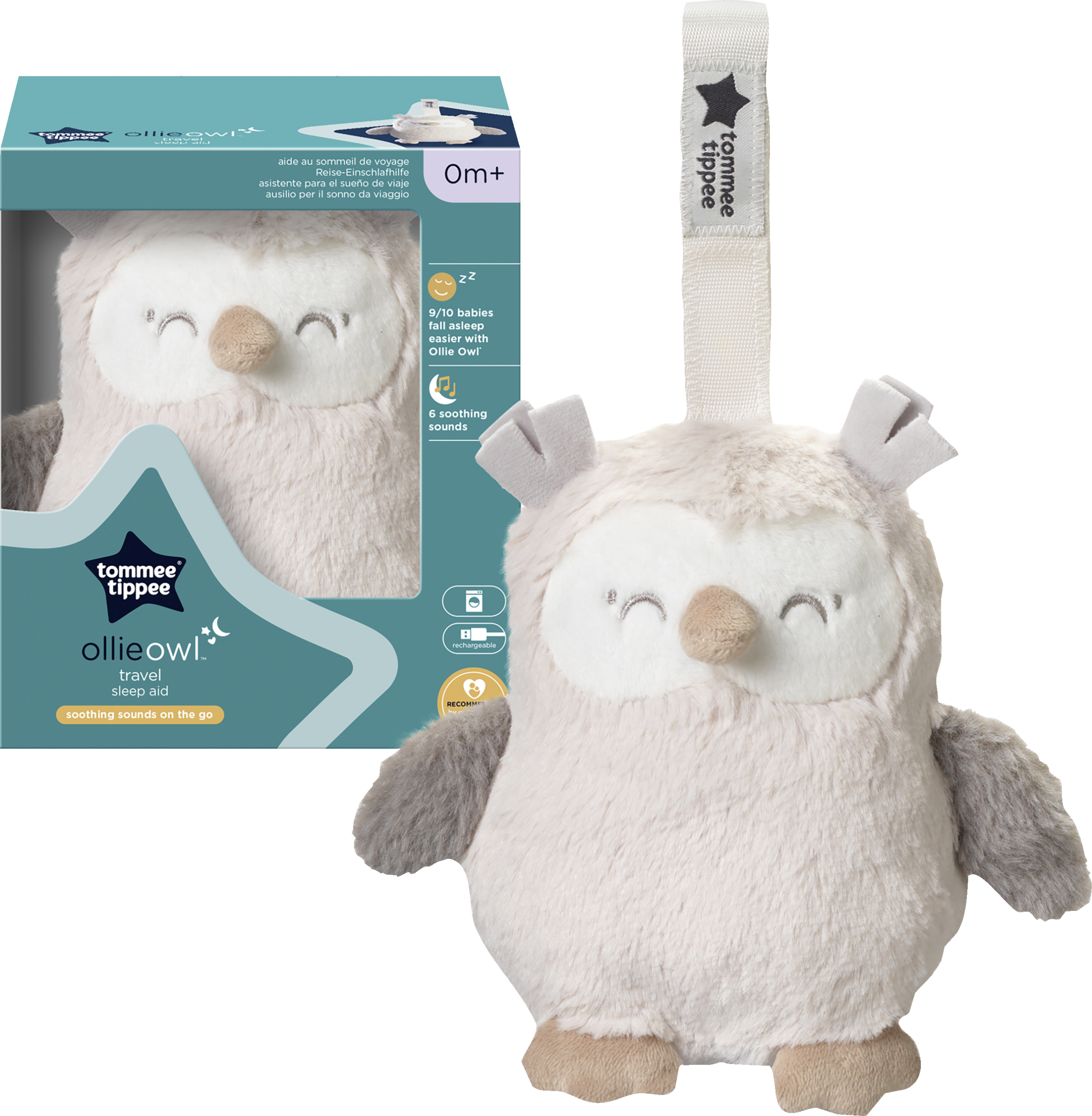 Tommee Tippee Ollie the Owl Mini Sleep Aid for On the Go