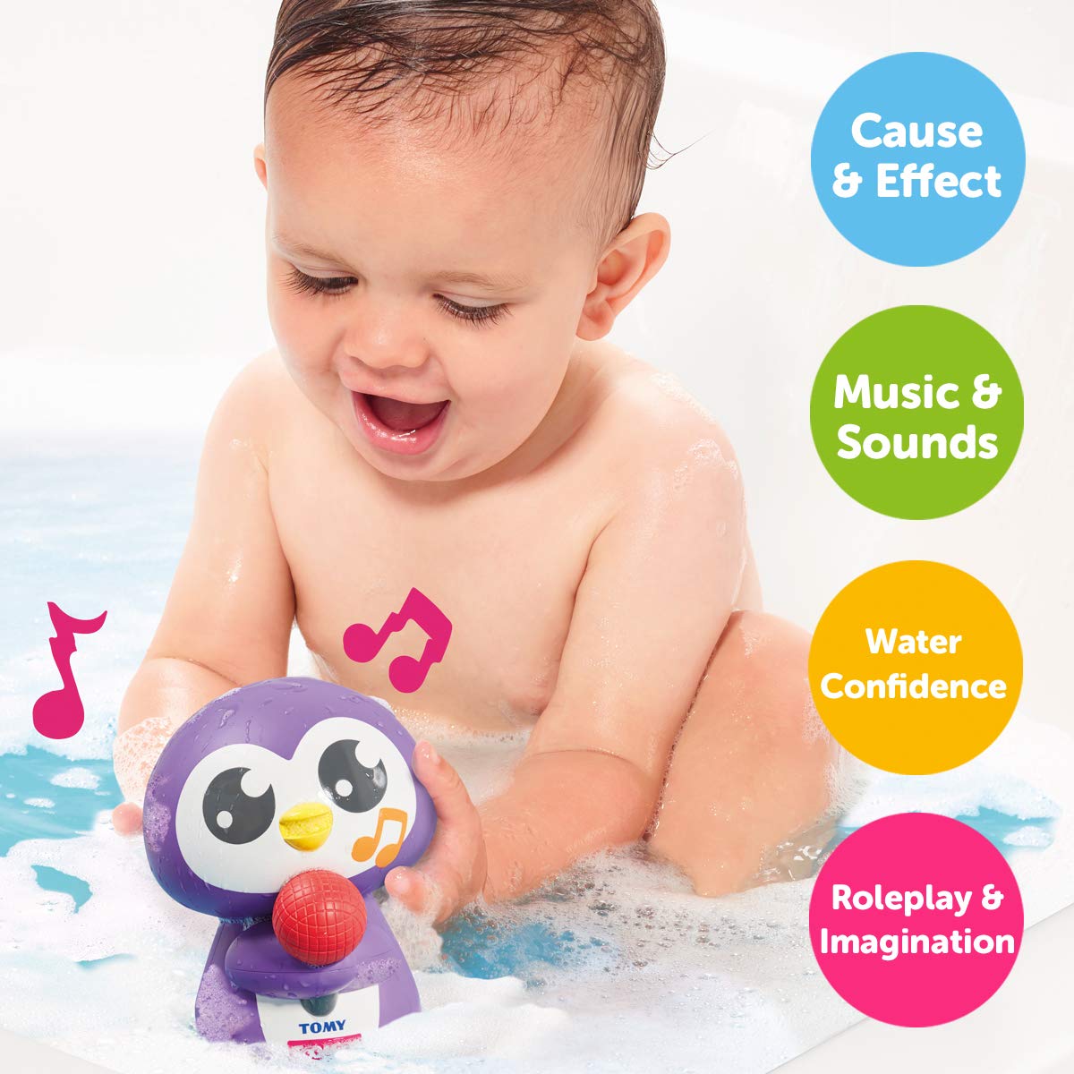 Tomy Toomies E72724C Whistling Peryn Toy Purple