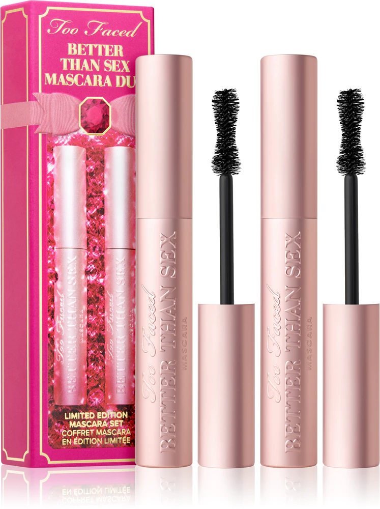 Too Faced Better Than Sex Mascara Duo Gift Set for the Eyes Black