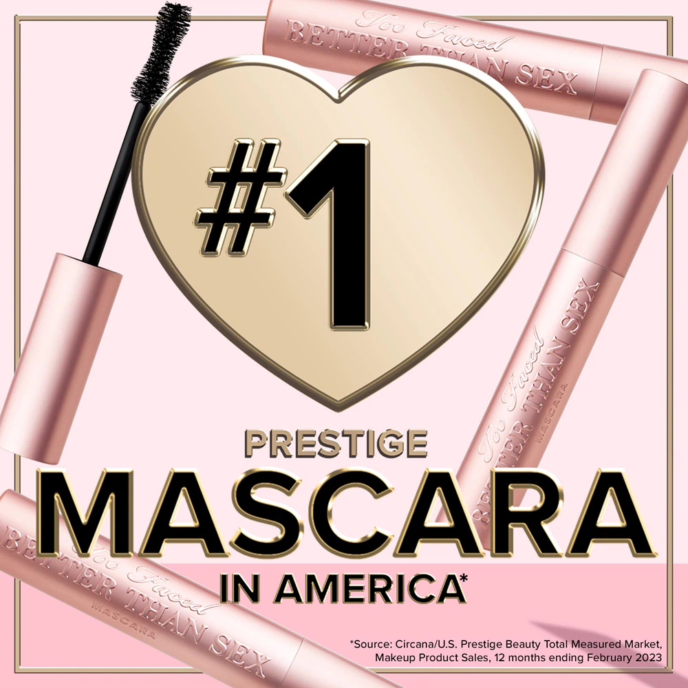 Too Faced Better Than Sex Volumizing Mascara Eyelash-lengthening volume mascara