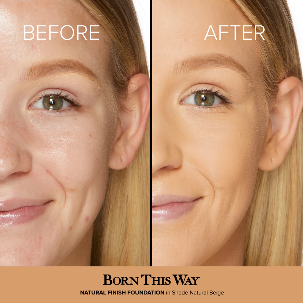 Too Faced Born This Way Flawless Coverage Natural Finish Foundation opaque makeup for a natural look