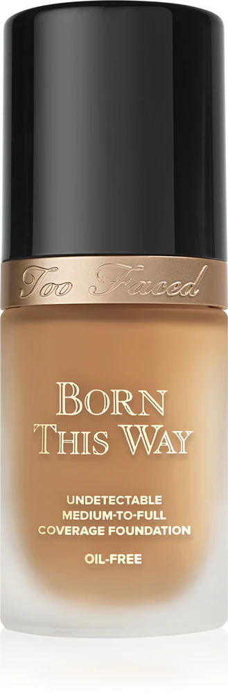 Too Faced Born This Way Flawless Coverage Natural Finish Foundation opaque makeup for a natural look